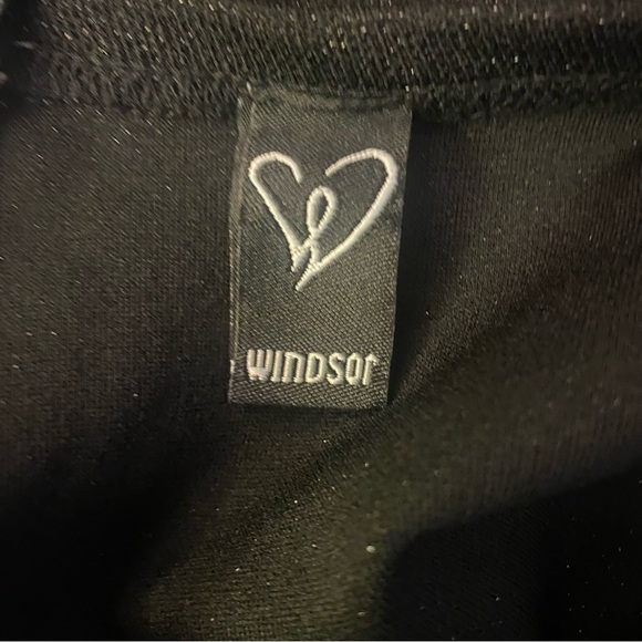 Windsor Black Shimmering Sleeveless Dress GUC M - Picture 3 of 6